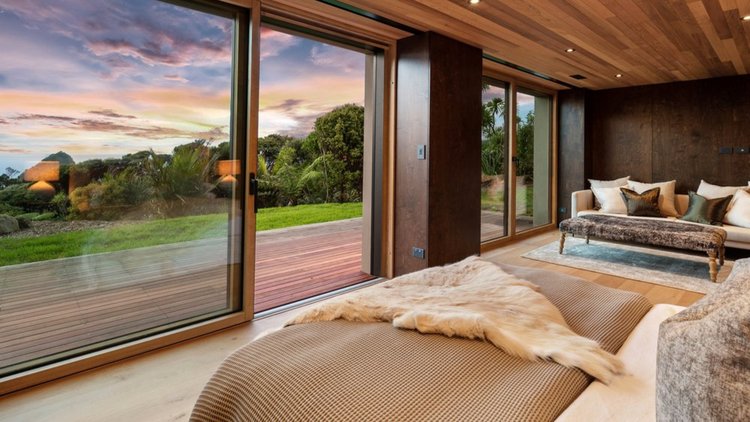 Piha Passive House -  Bedroom view
