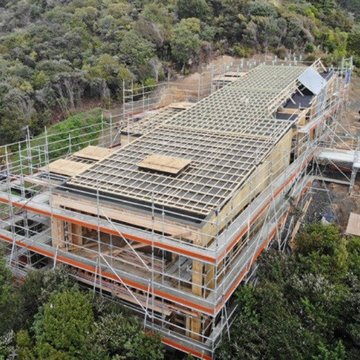 Kuaotunu house with SOLITEX MENTO® 3000 Roof Weather Resistive Barrier