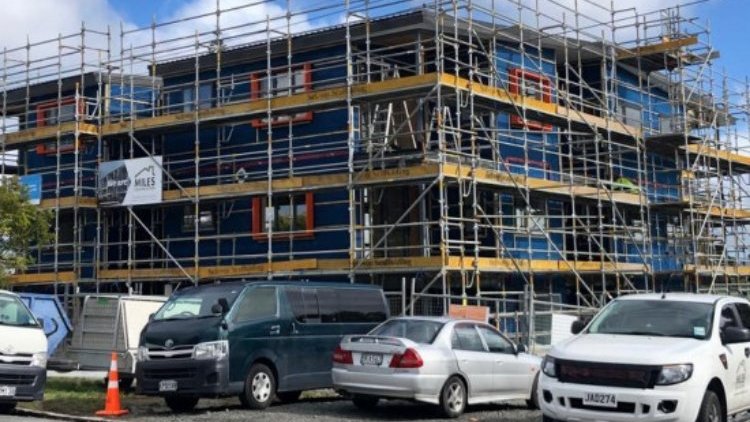 Housing NZ Auckland - The external walls of the houses wrapped up in layer of SOLITEX EXTASANA<sup>®</sup>