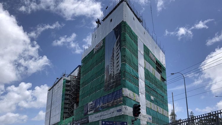 Westlight Project Auckland - Building covered with a curtain wall