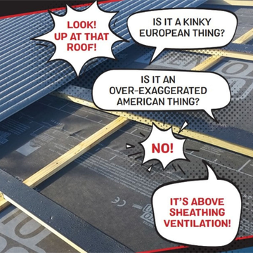 Above Sheathing Ventilation – Part 1: Rise of the Cavity