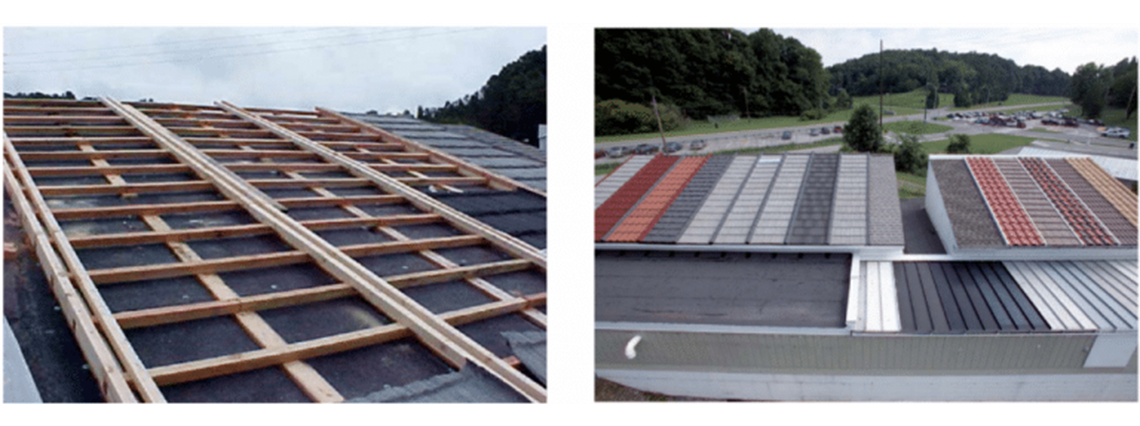 Test roof At Oakridge National Laboratory.