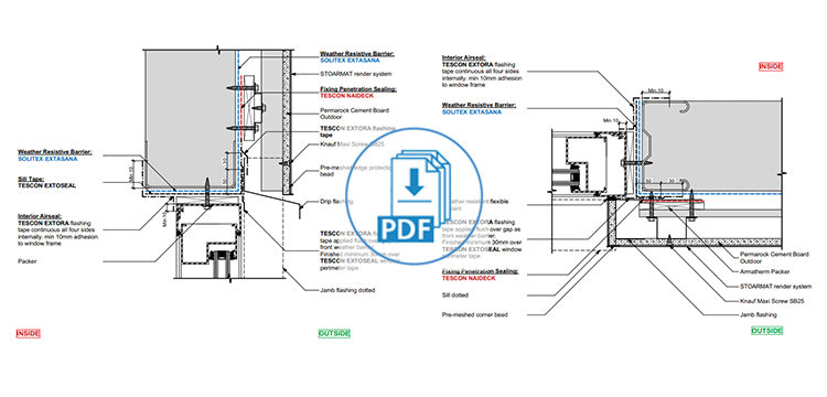 ES4242 Commercial Recessed Aluminium Window on Metal Structure