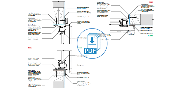 ES4441 Residential Recessed uPVC Window on Timber Structure