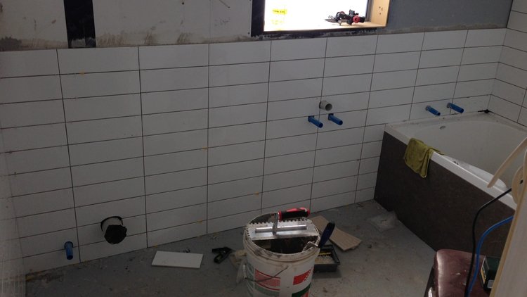 Insulating Kitchen and Bathroom Walls - Bathroom renovation