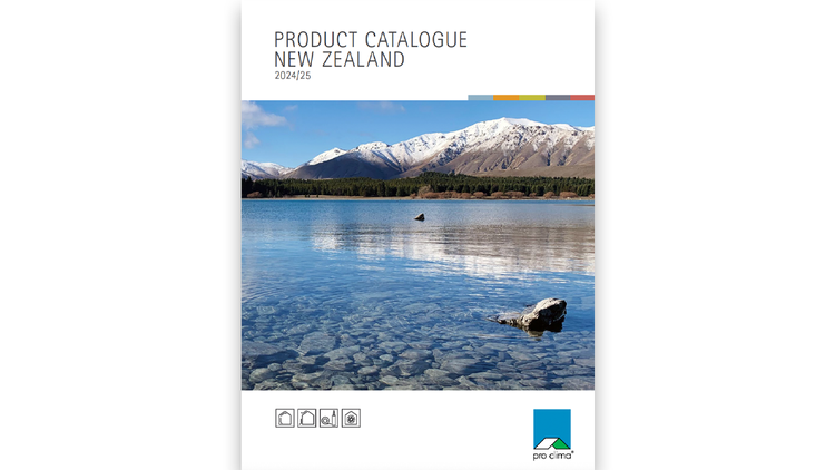 pro clima Product Catalogue - Front Page