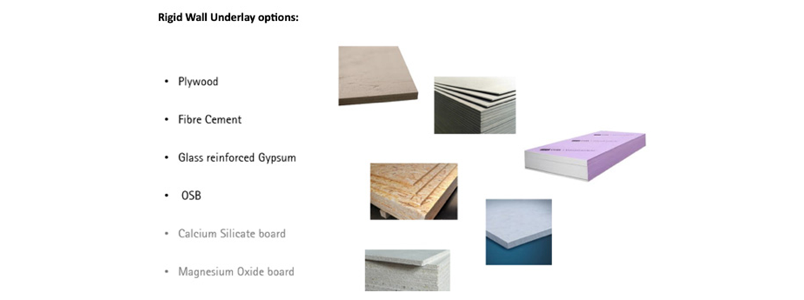 Rigid Wall Underlay Options