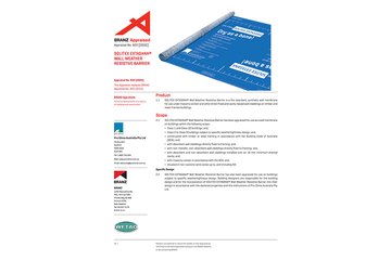 BRANZ Appraisal: SOLITEX EXTASANA<sup>®</sup>