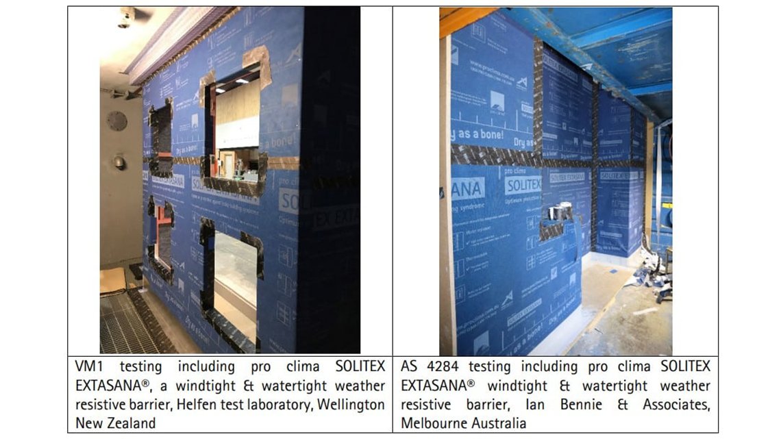 SOLITEX EXTASANA <sup>®</sup>  VM1 and AS 4284 Testings