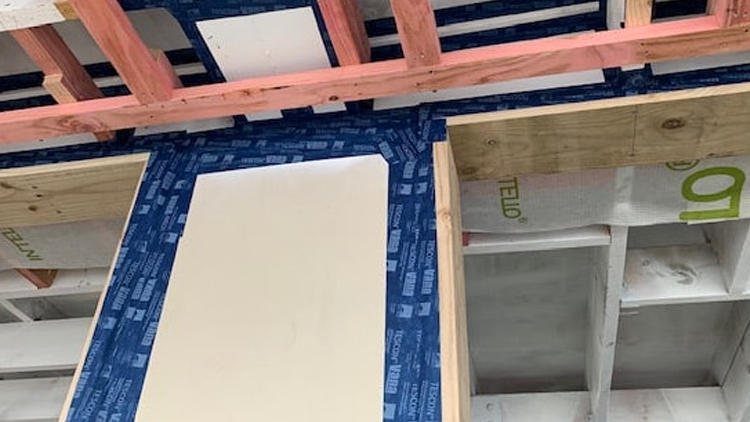 Piha Passive House - Installation of TESCON<sup>®</sup> VANA Multi-Purpose Adhesive Tape