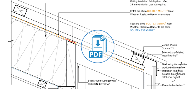 Skillion Eave - Vented Fascia - W1131-3