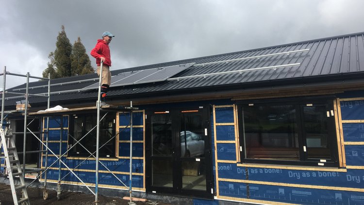 Ruapehu House - Installed wall underlay SOLITEX EXTASANA<sup>®</sup>