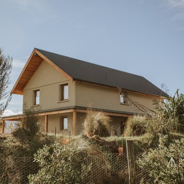 Straw Bale Passive House - Southern Hemisphere - Airtightness for NZ's First Straw Bale Passive House