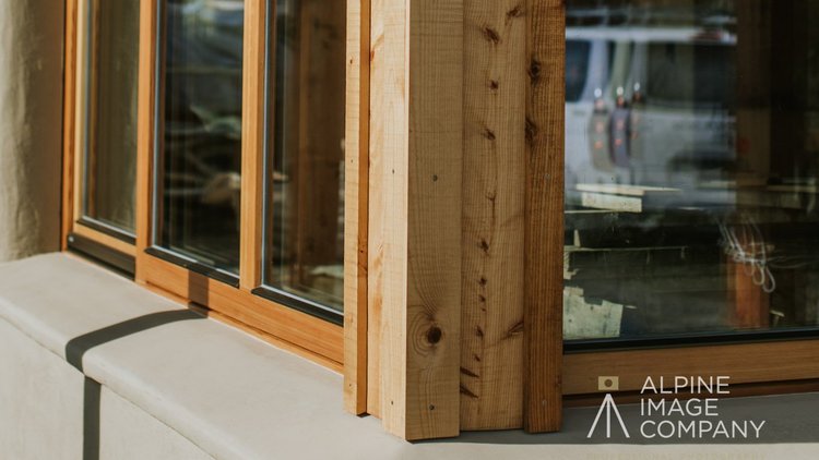 Straw Bale Passive House - Southern Hemisphere - Corner Window