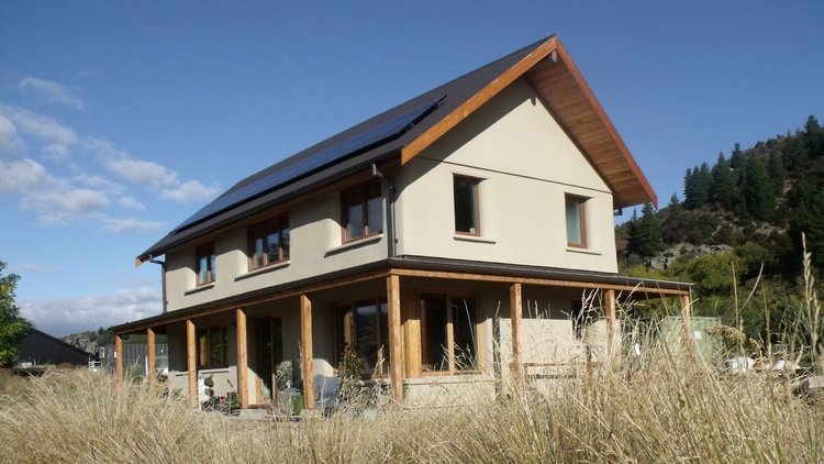 Straw Bale Passive House - Southern Hemisphere - Construction phase