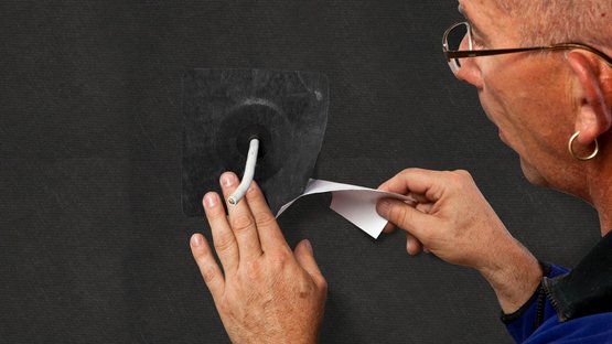 2. Remove the release film