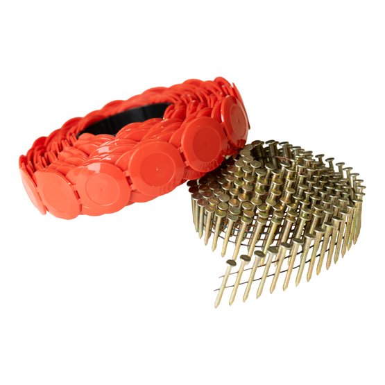 Delfast RCAP25 25mm E-galv Cap Nail Pack