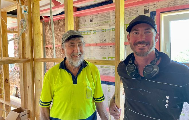 Building High-performance Homes with Airtightness Layer father and son