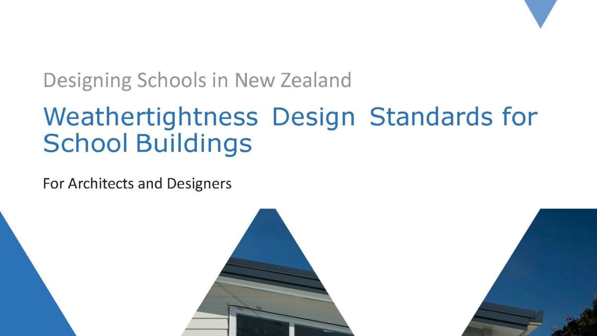 Drier Education: An Insight into the MOE’s Weathertightness Design Requirements for School Buildings